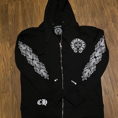 chrome hearts zip up replica|Chrome Hearts Hoodie Zip Up .